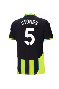 Manchester City John Stones #5 Voetbaltruitje Uit tenue 2024-25 Korte Mouw